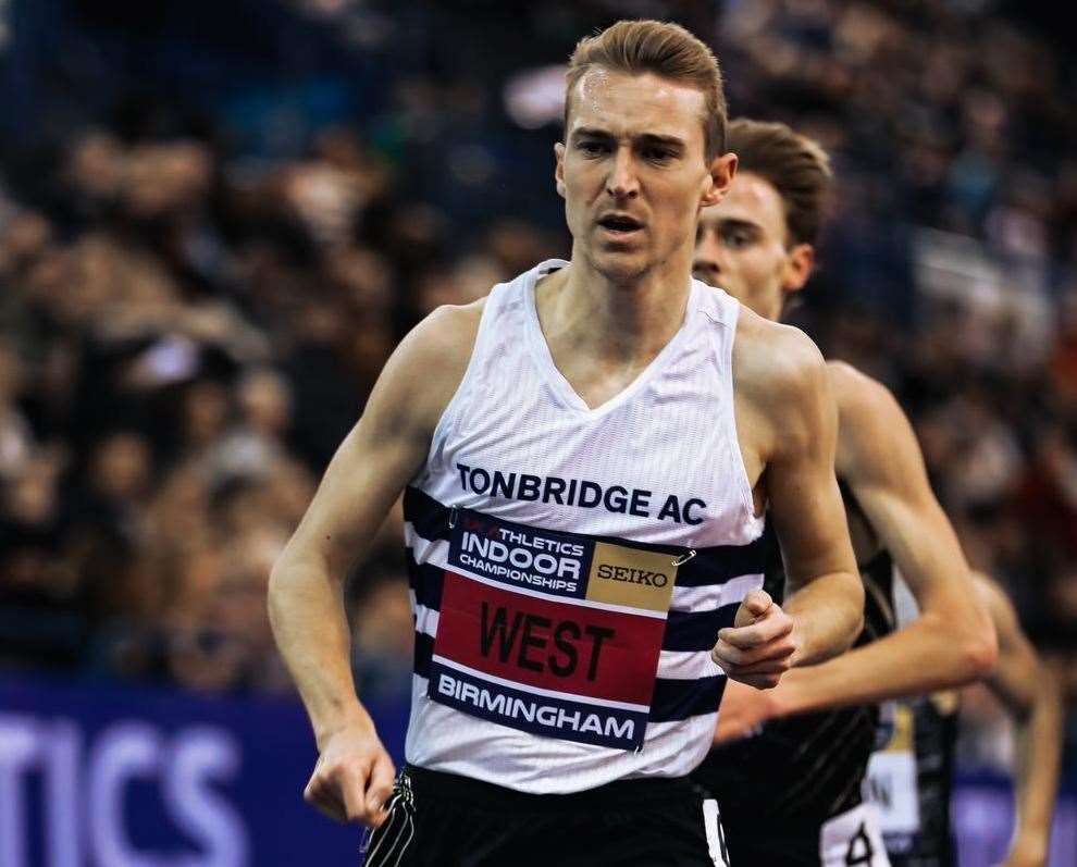 James West of Tonbridge Athletic Club came eighth at the European Athletics Indoor Championships. Picture: Julie Fuster