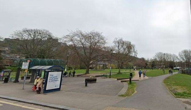 Cary Barrass was walking through Pencester Gardens in Dover when police smelt cannabis on him