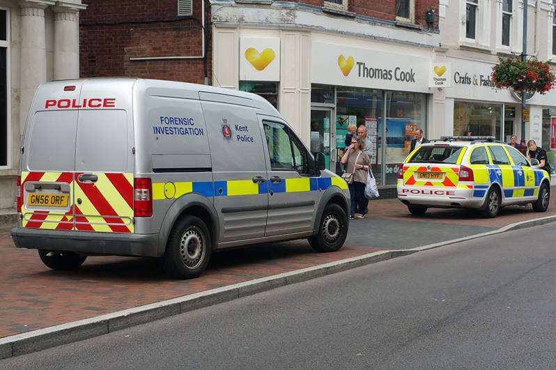 Police were called to Mount Pleasant Road, Tunbridge Wells. Picture: Steve Desson