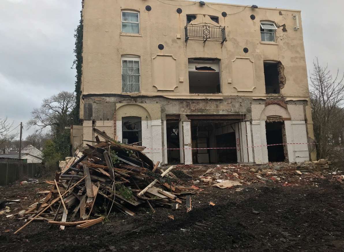 The Old Coach House is being demolished