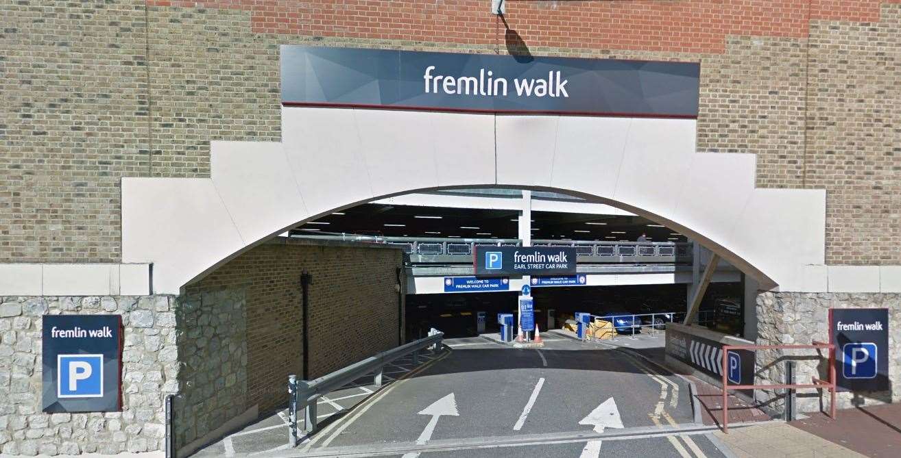 Fremlin Walk car park is the second largest in Maidstone