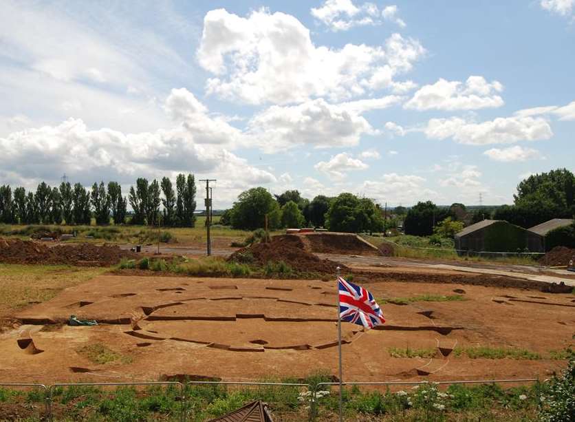 A housing development in Iwade where the "henge" was unearthed