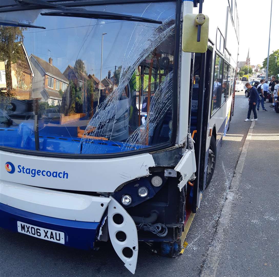 The No12 Stagecoach bus has been declared out of service