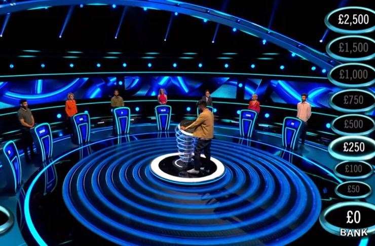 The Weakest Link contestants attempt to recover from a glaringly wrong answer. Picture: BBC