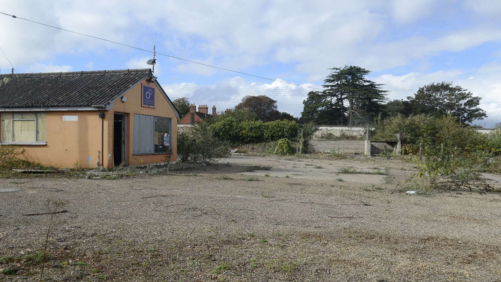 The empty site where a Marstons pub will be built