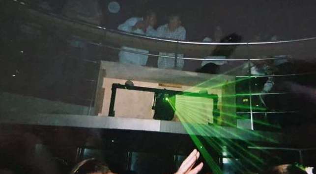 The popular green laser machine at The Zone. Picture: Stefan Bennett