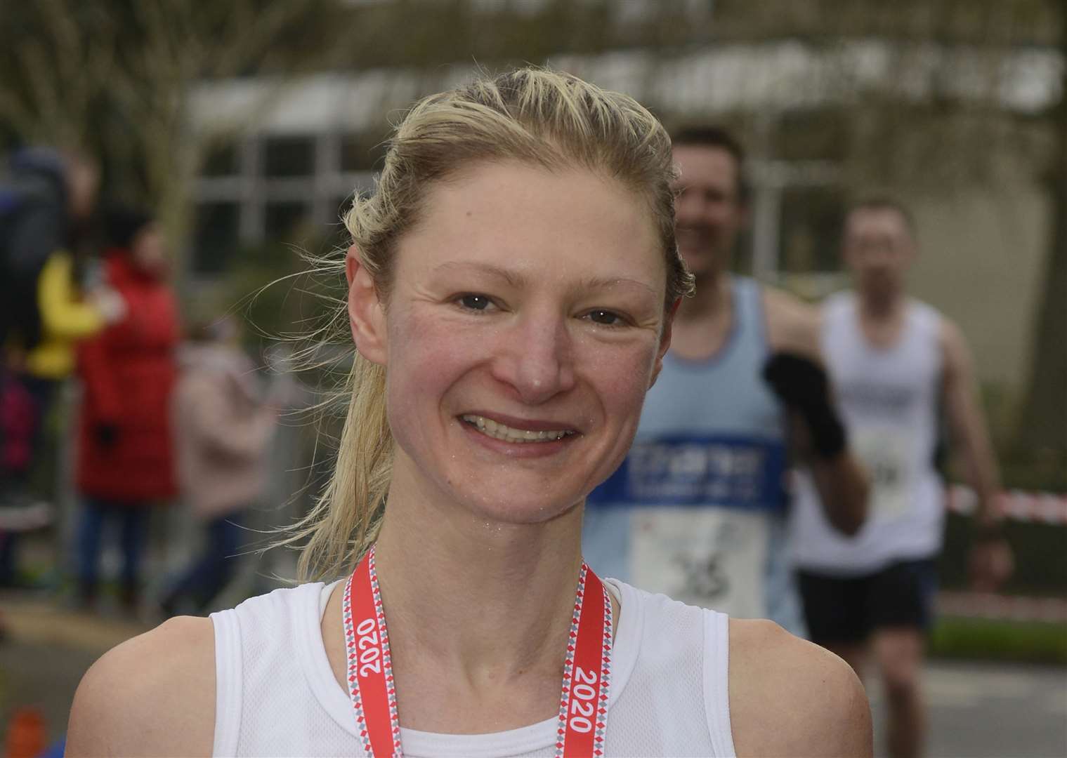 Tonbridge runner Helen Gaunt last year was first lady home. Picture: Paul Amos