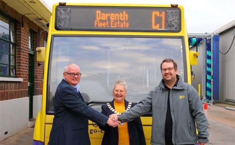 The C1 bus route has been extended and a revised timetable created. Photo credit: Dartford council