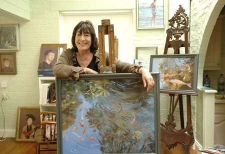 Artist Carole Hubble, whose studio will be among those open to the public. Picture: Terry Scott