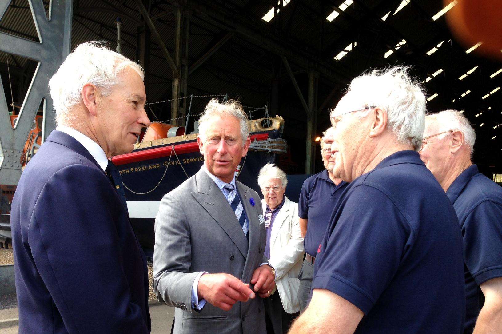 Prince Charles meets RNLI volunteers
