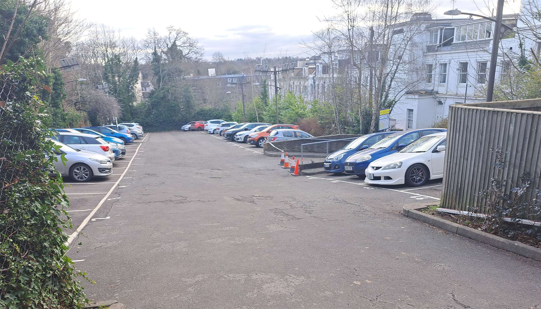 The car park in Mount Pleasant Avenue is up for sale
