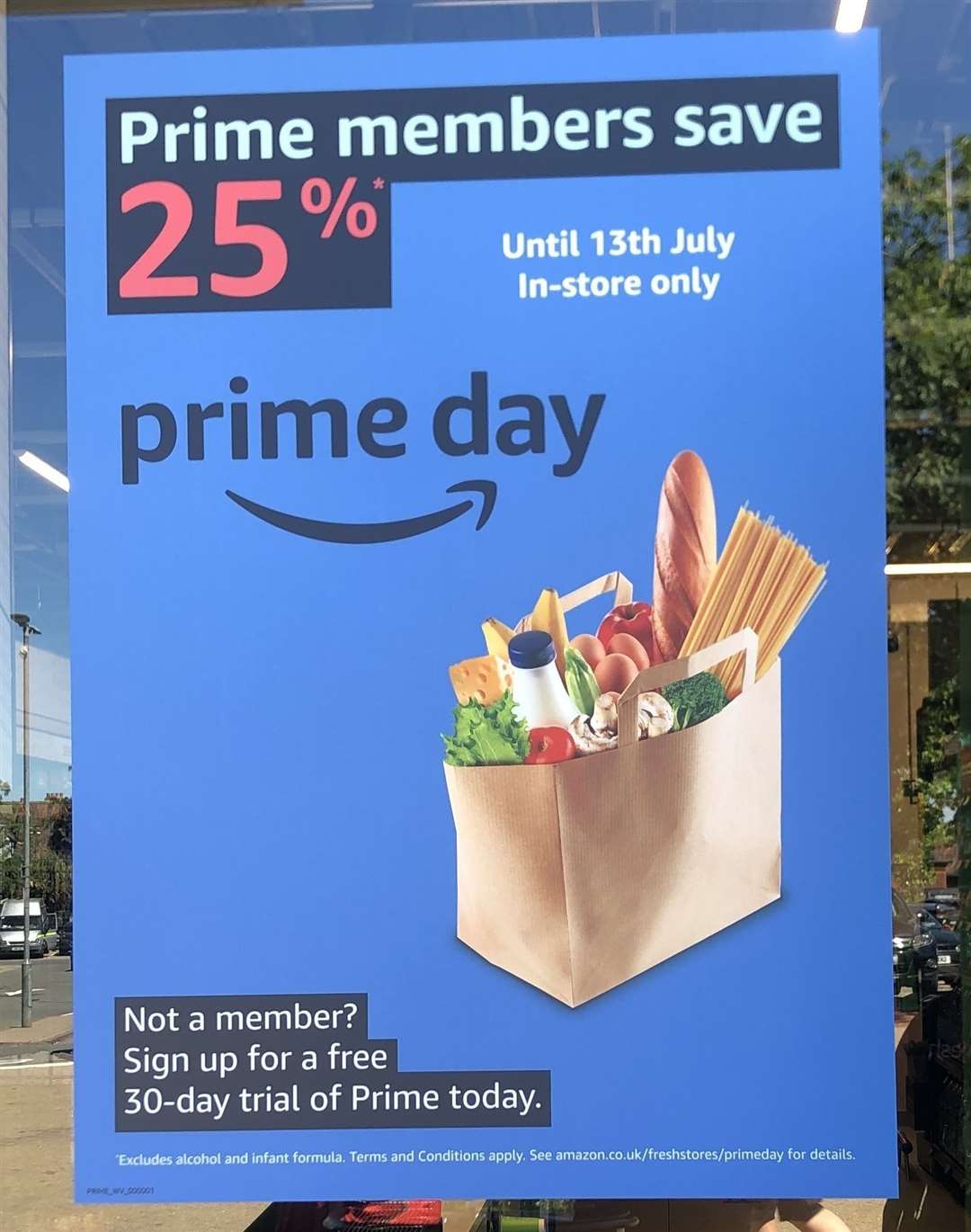 The new Amazon Fresh store is the second in the UK
