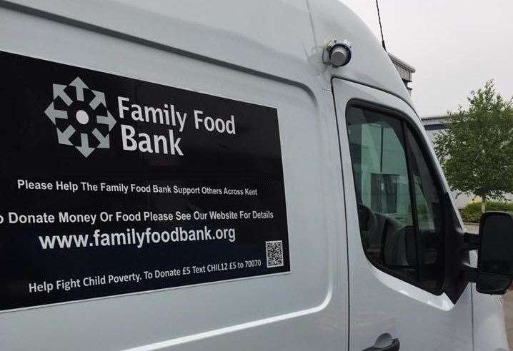 As part of its new way of working, the food bank has set up a delivery service