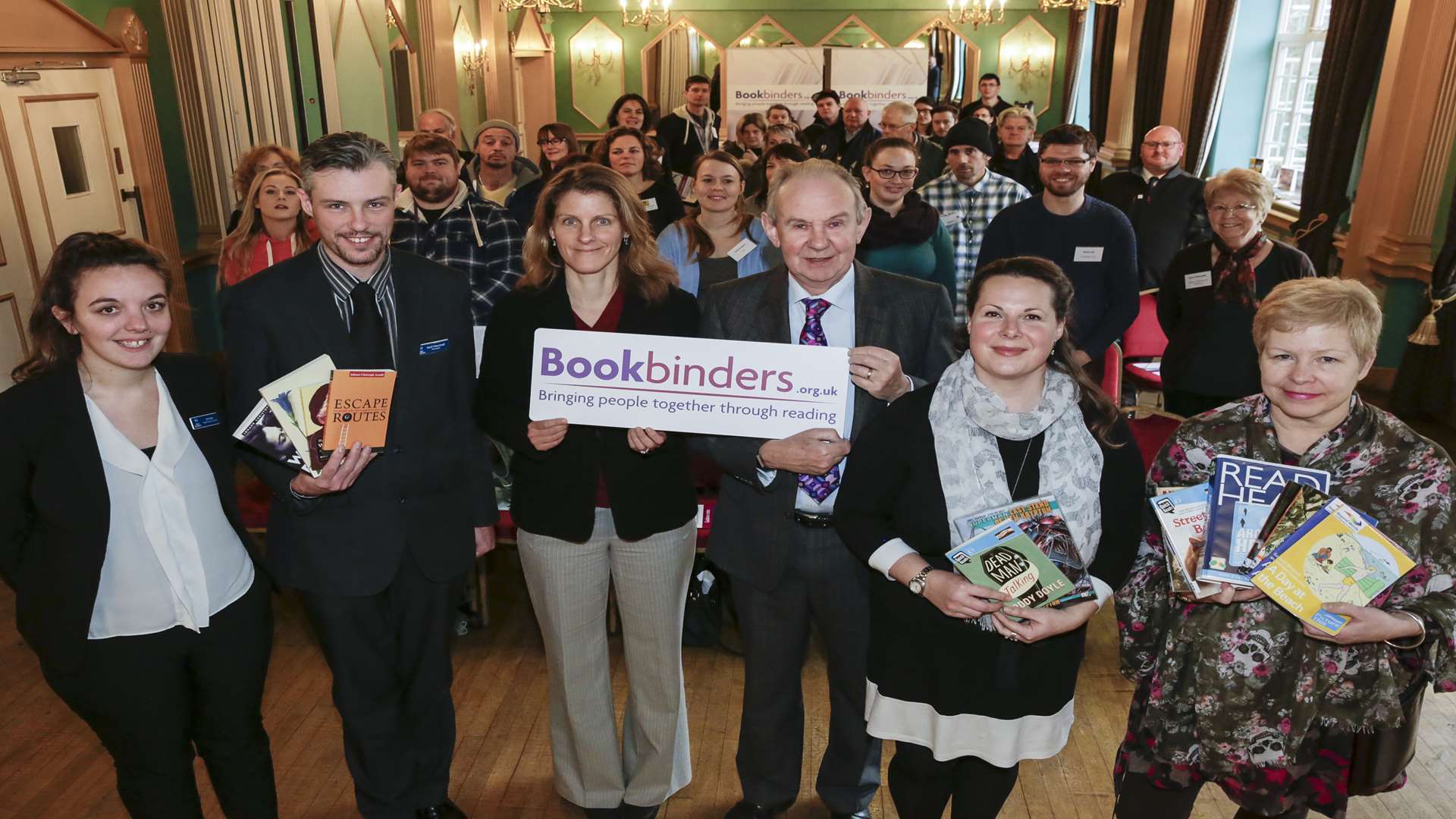 Launch event of the BookBinders scheme at the Abbots Barton Hotel in Canterbury.