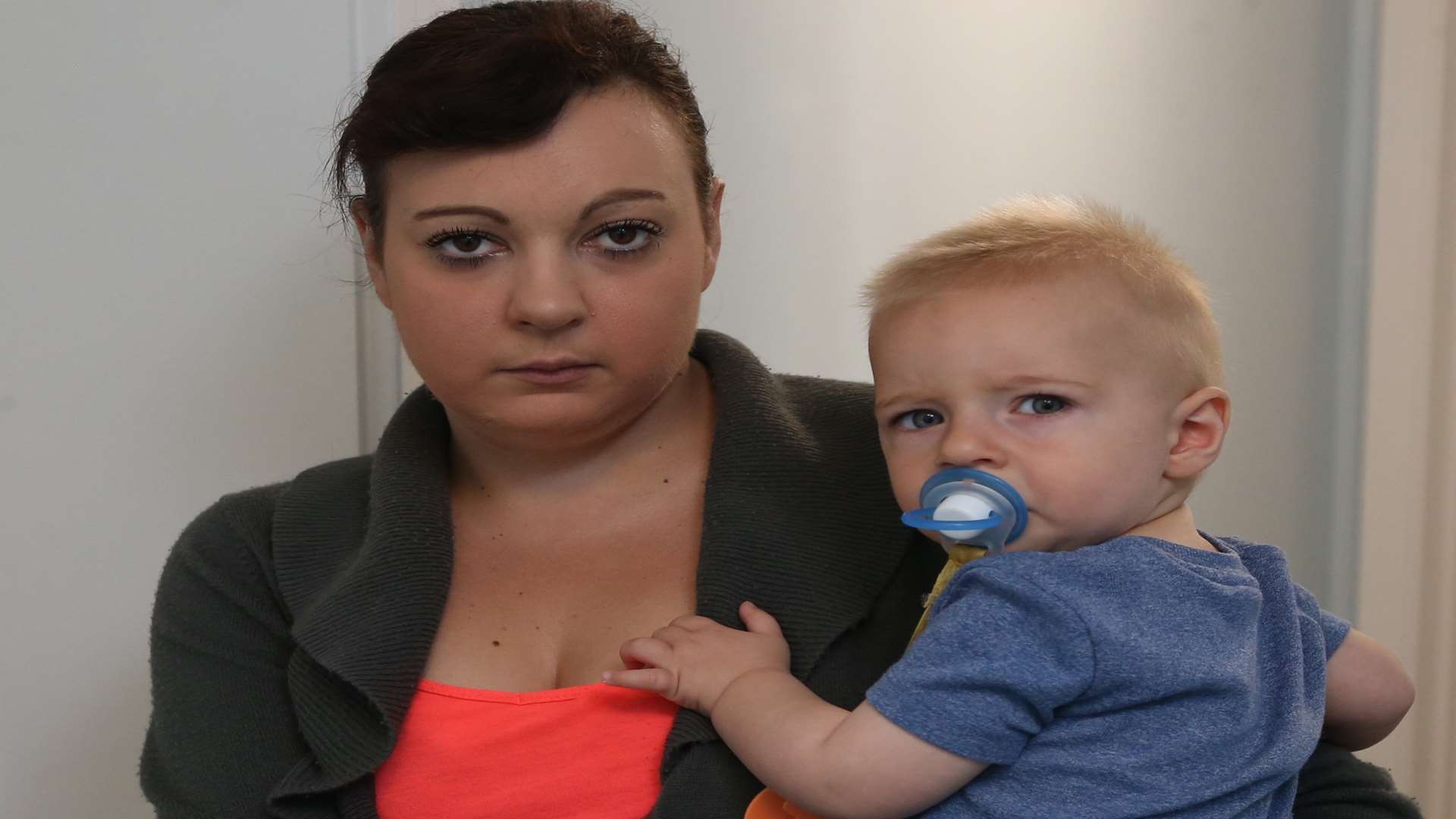 Lauren Willcox was left stranded with her baby Michael