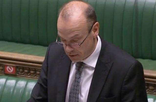 Chris Heaton- Harris, Minister of State for the Department of Transport. Picture: Parliamentlive.tv