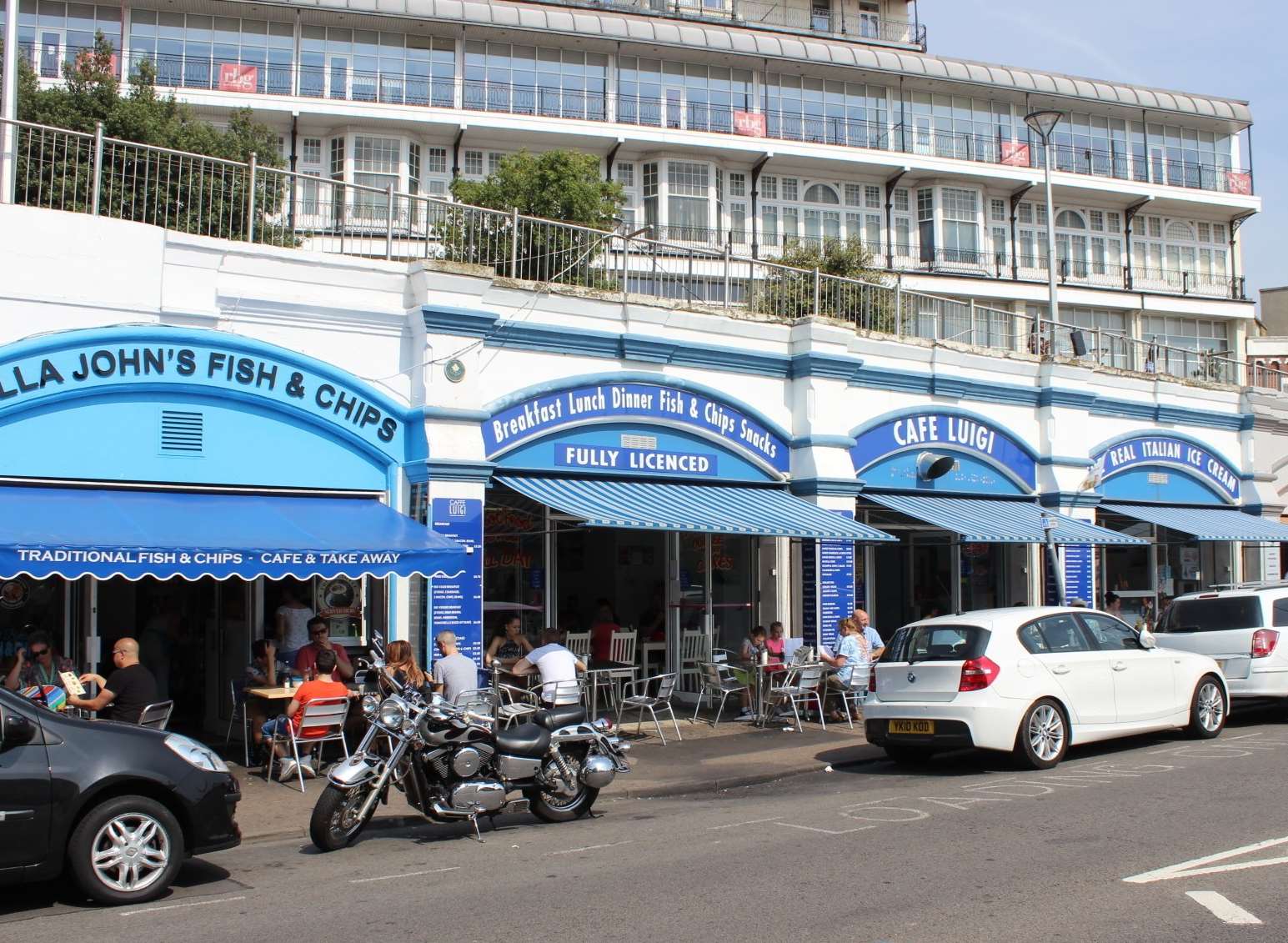 Southend: Selection of seafront cafes