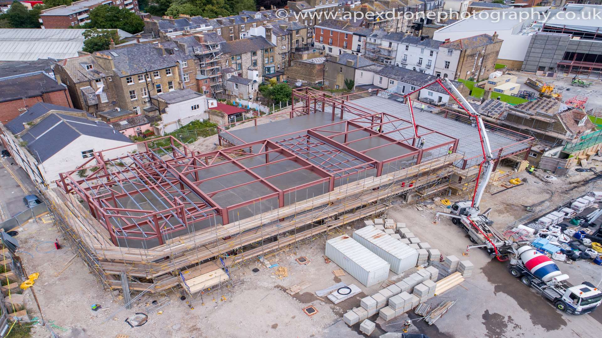 The St James' development last month. Picture courtesy of Apex Drone Photography