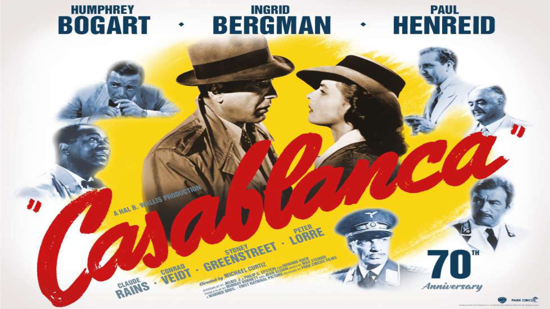 The movie poster for Casablanca