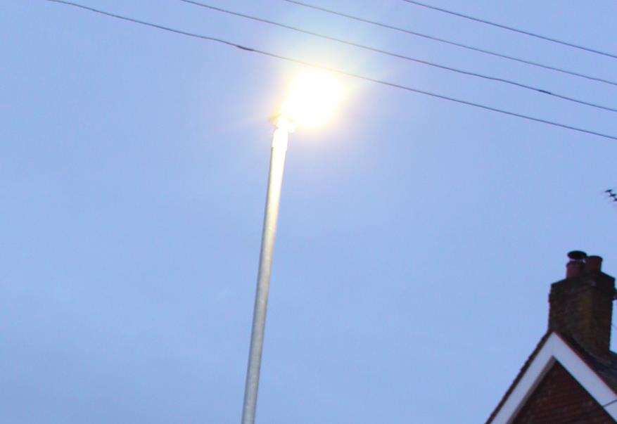Kent County Council has installed 100,000 LED street lights