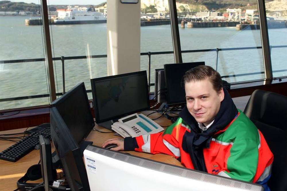 Formerly unemployed Josh Francis now works at the Port of Dover on an ICT apprenticeship