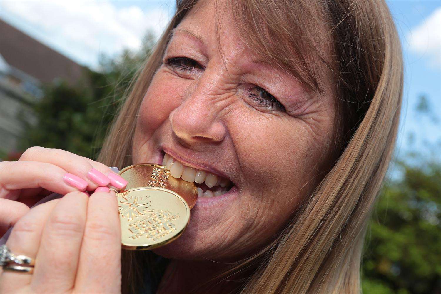 Nicky Clifford won two gold medals at the National Transplant Games