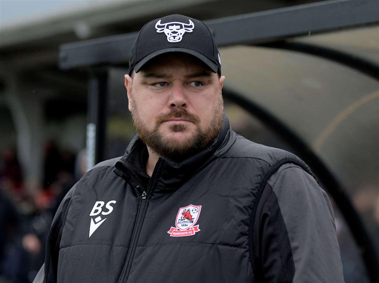 Ramsgate manager Ben Smith. Picture: Barry Goodwin