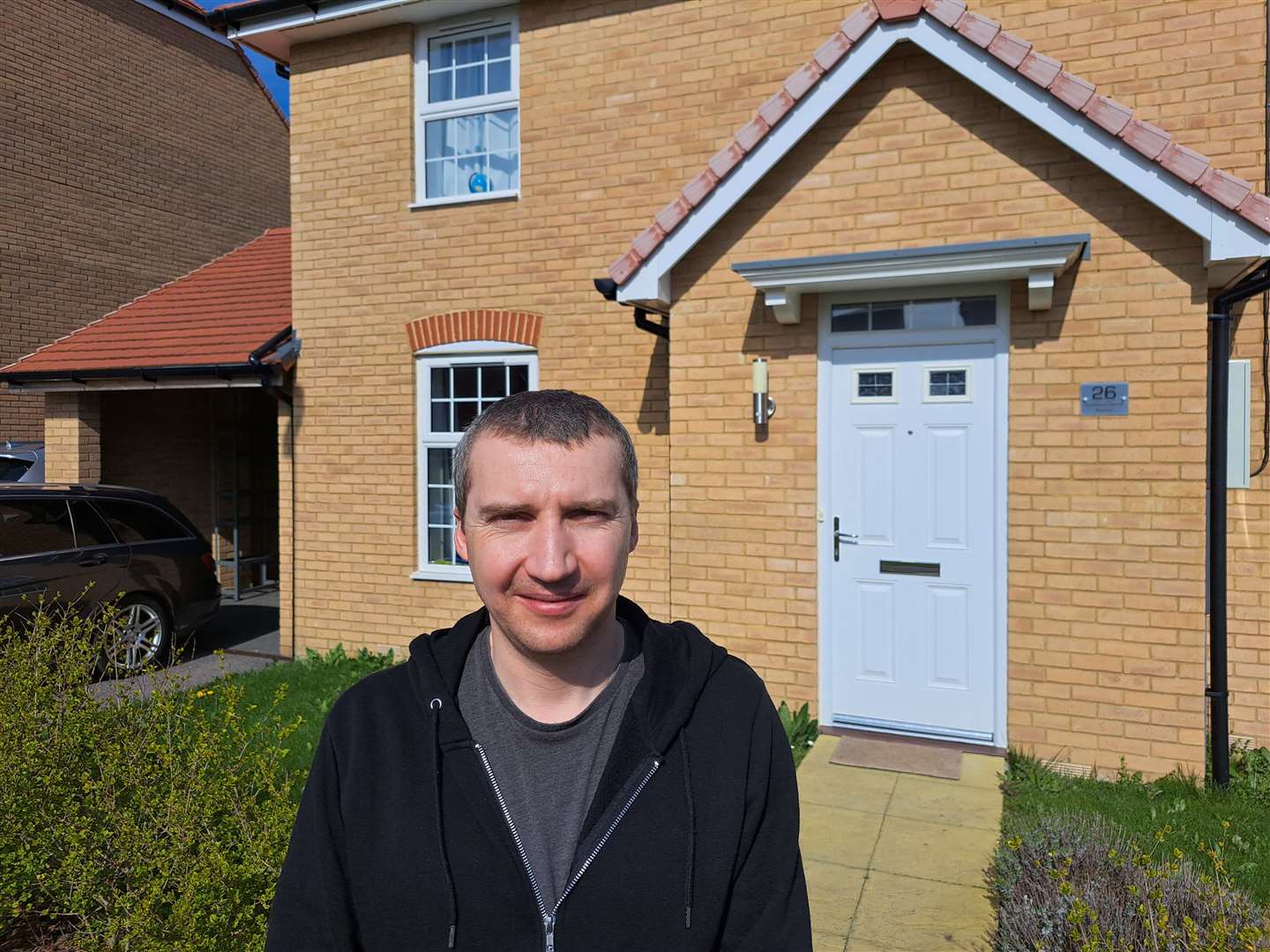 Roman Simenaas, one of the new residents living in Aylesham Garden Village