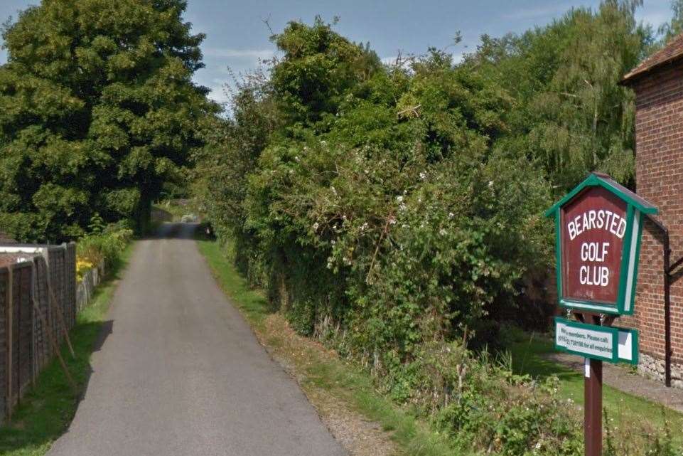 Police were called to woodland in Bearsted. Picture: Google Street View