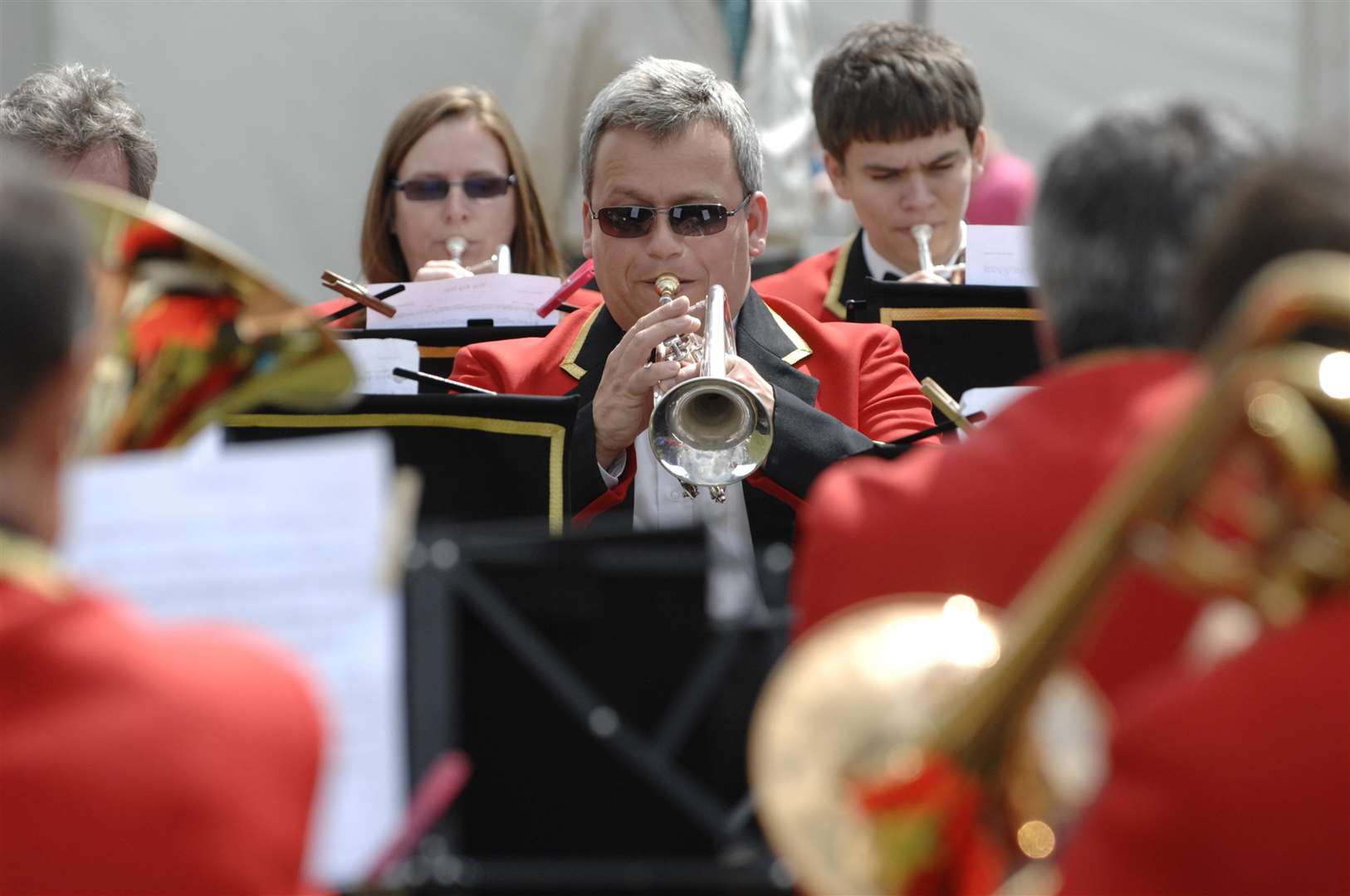 The BAE Systems brass band will perform
