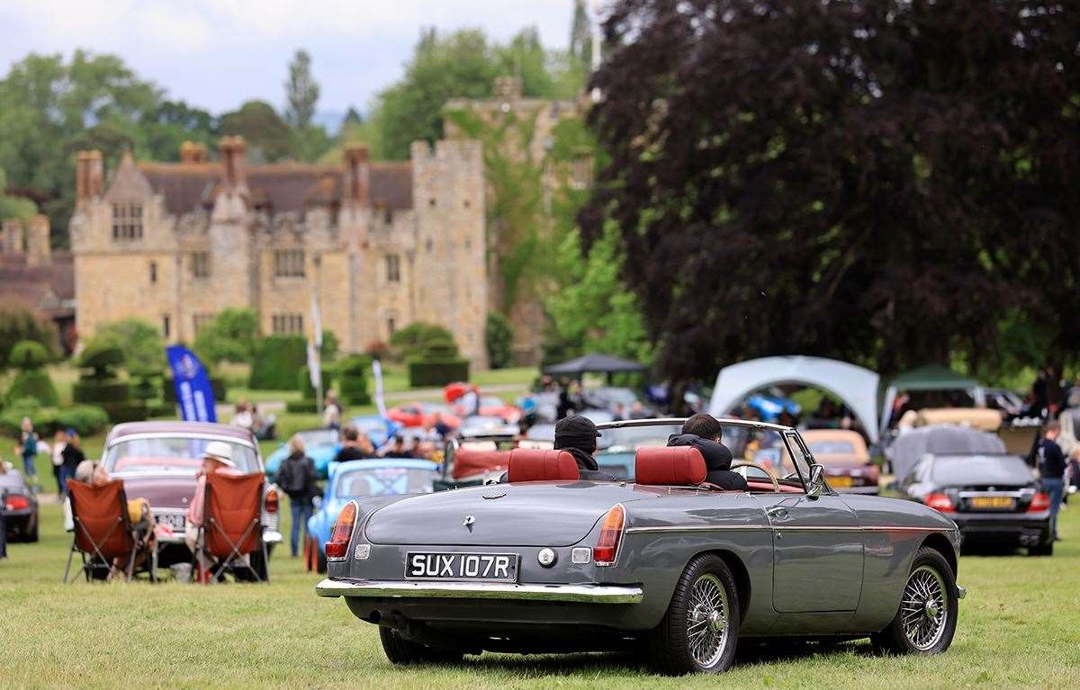 Cars on the Castle will welcome a variety of vehicles to the grounds for two days. Picture: Hever Castle and Gardens