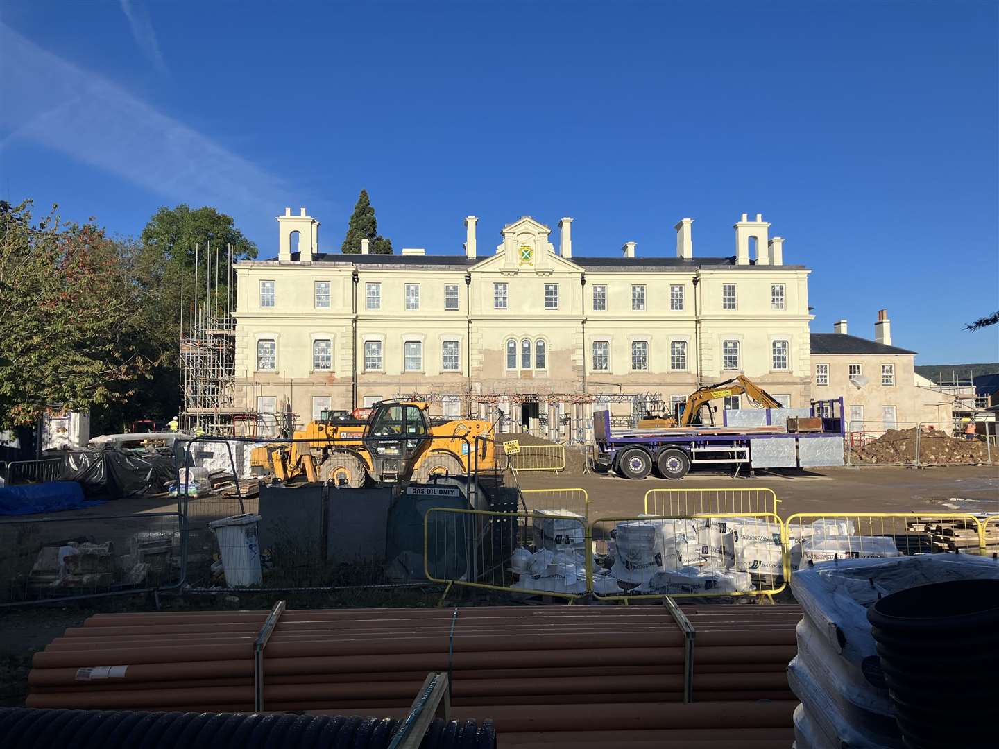 Redevelopment of the Leybourne Grange Manor House is almost complete