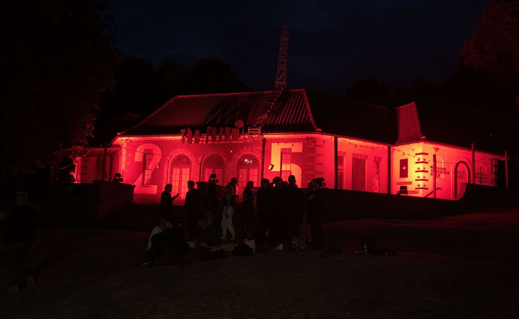 The Forum will be lit up red to highlight the risk of the live events industry