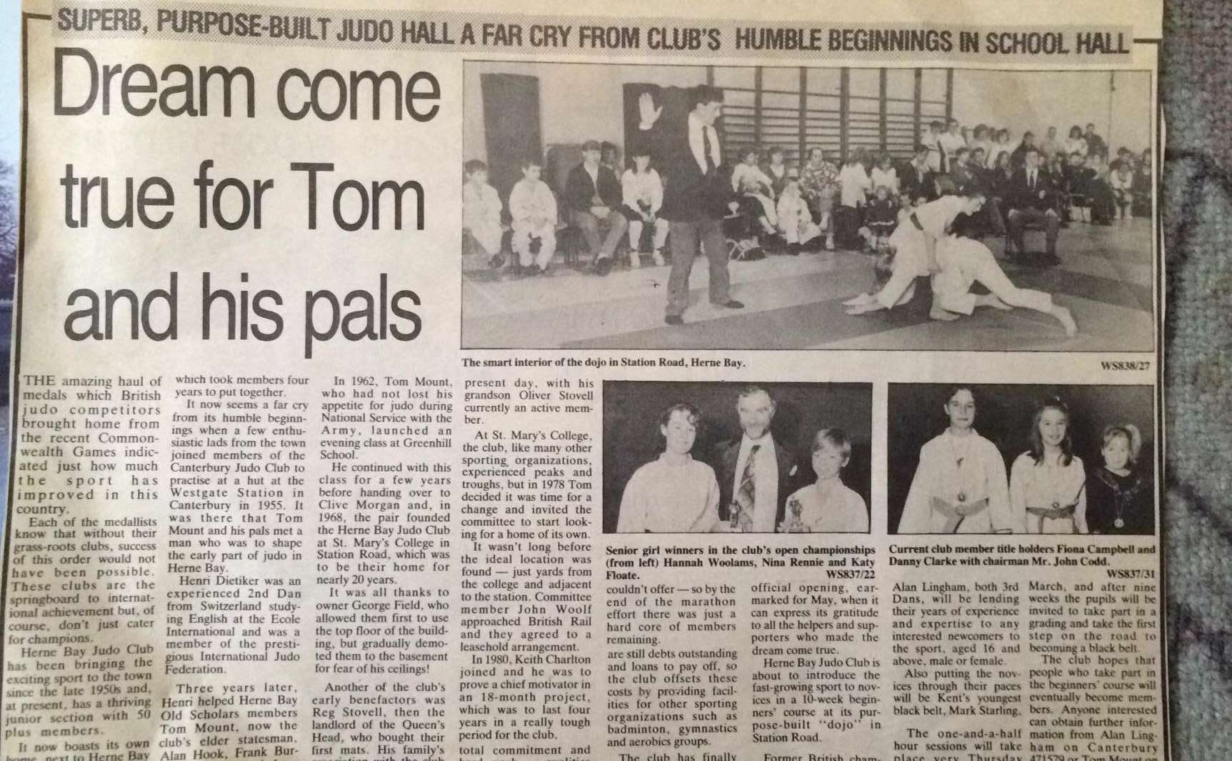 A report on the building's long-awaited opening in 1989