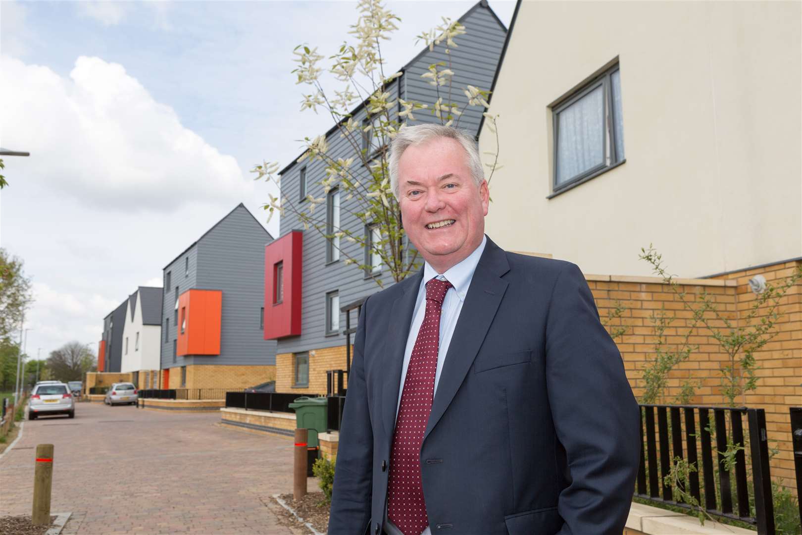 Golding Homes chief executive Peter Stringer at Wallis Fields, a £50m regeneration of the Park Wood Estate in Maidstone