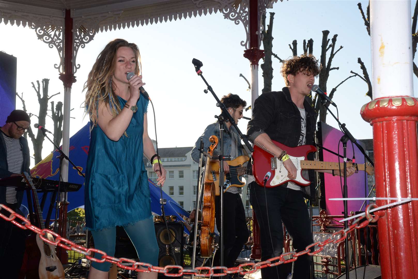 Coco and the Butterfields performing at the City Sound Project music festival held in the Dane John Gardens in 2018