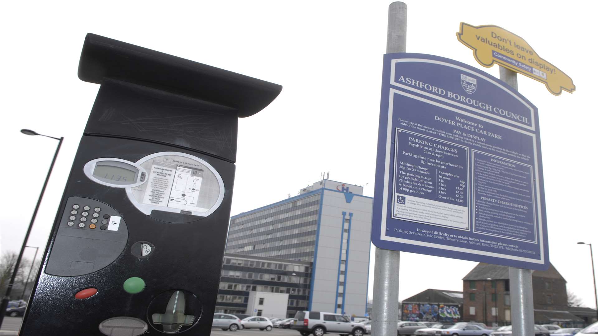 Car parks in Ashford could soon be ticketless