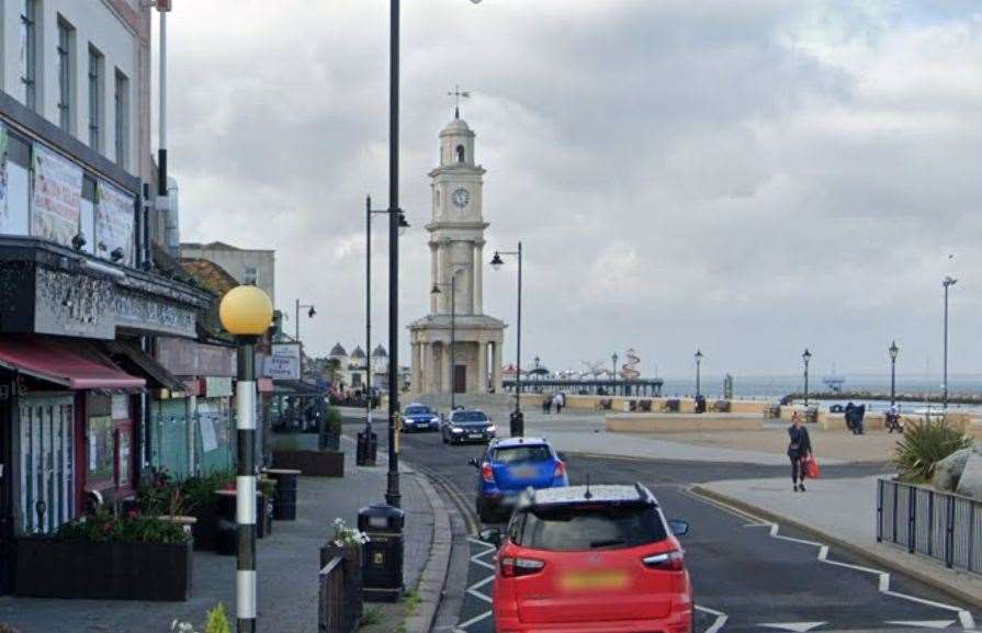 Police were called to aN attack outside Captain Jack's in Herne Bay. Picture: Google
