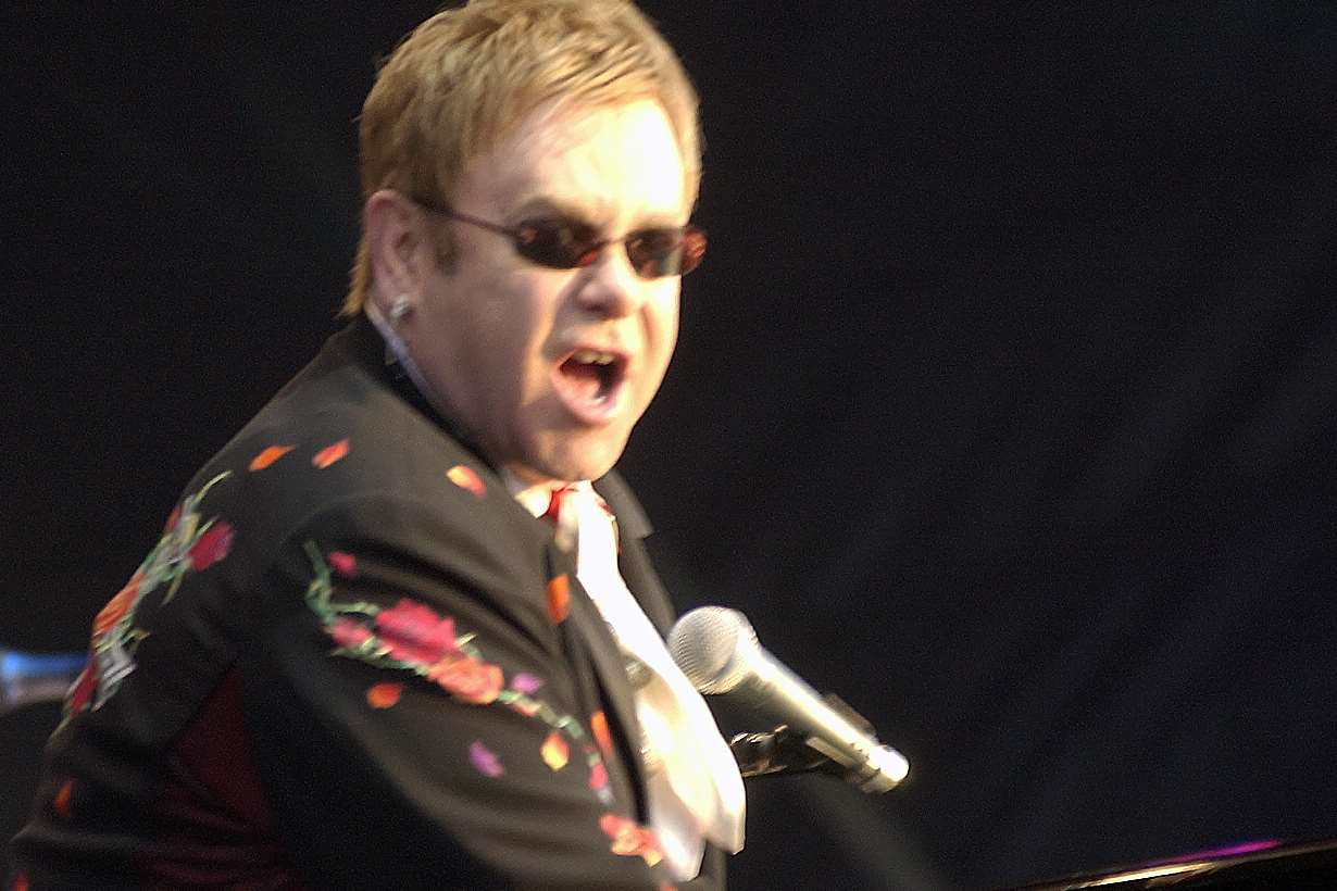 Elton's last show in the county was at the St Lawrence Ground, Canterbury - home of Kent cricket - in 2006
