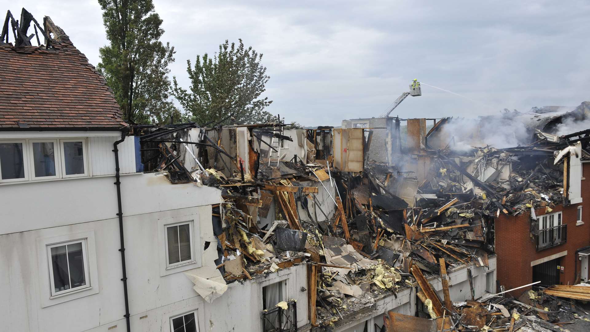 The devastation of the Tannery estate fire