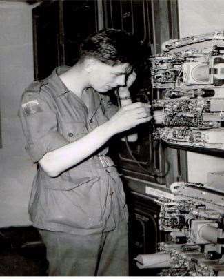 Robin Kenworthy's National Service days: equipment maintenance