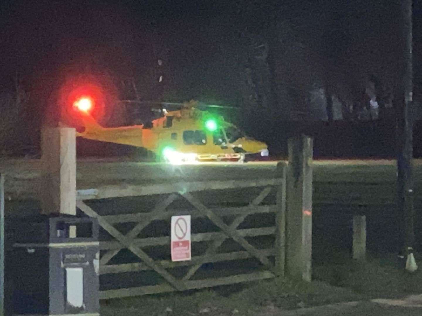 One victim was airlifted to hospital in London. Photo: Sue Ferguson
