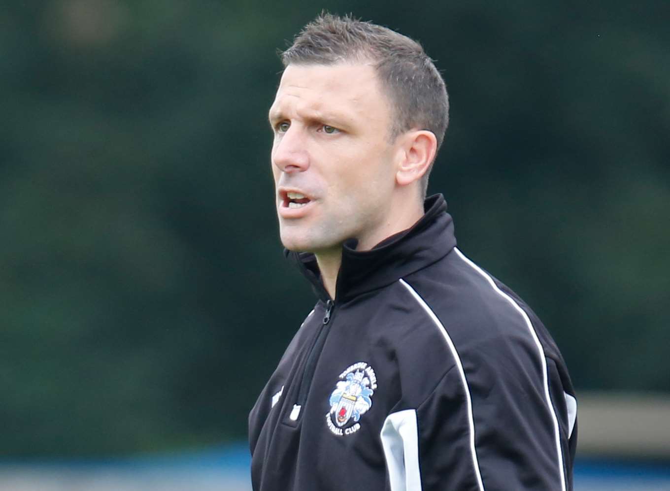 Tonbridge boss Steve McKimm is hoping to have strengthened his frontline in time for Margate's visit to Longmead Picture: Matthew Walker