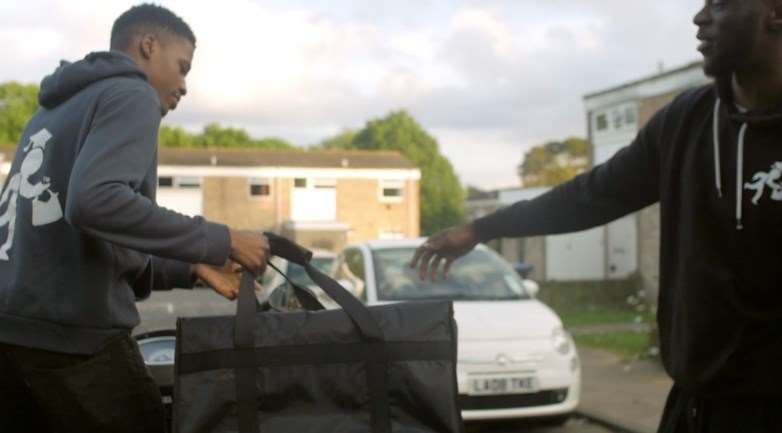 UniRunners founder Stephen Connell, left, and Karim Clarke at work