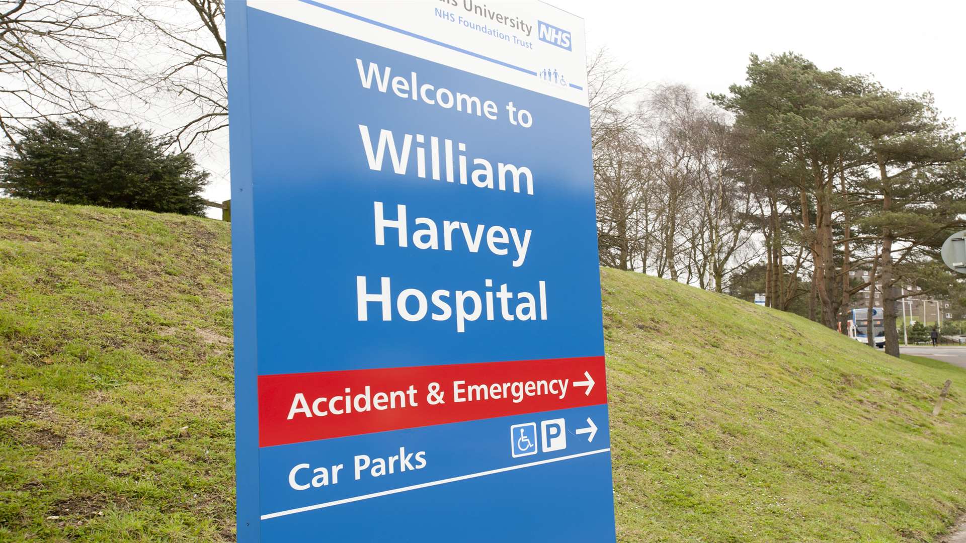 William Harvey Hospital in Ashford. Stock picture