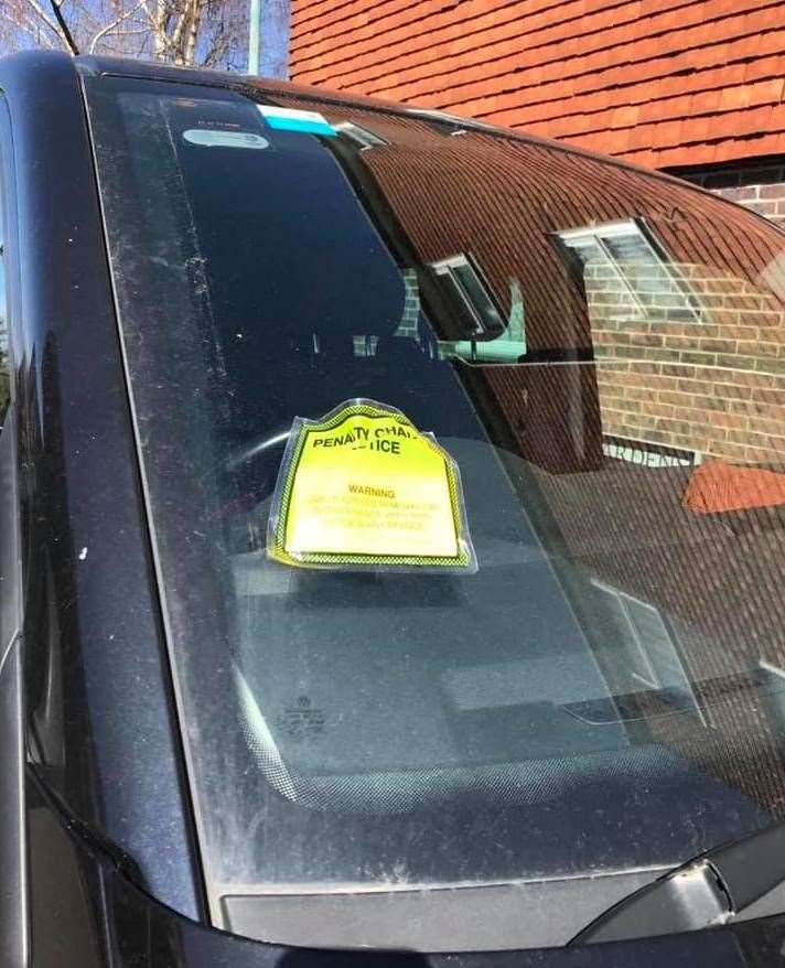 One Tenterden motorist gets slapped with a ticket