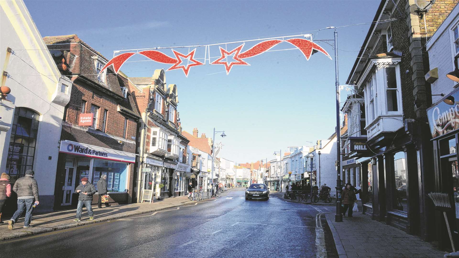 Whitstable High Street is suffering from a lack of trade