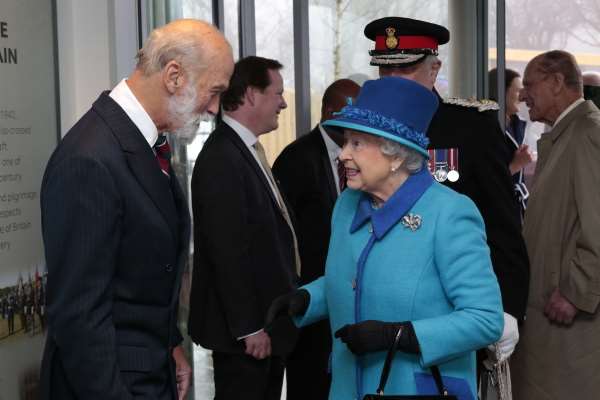 The Queen with Prince Michael of Kent