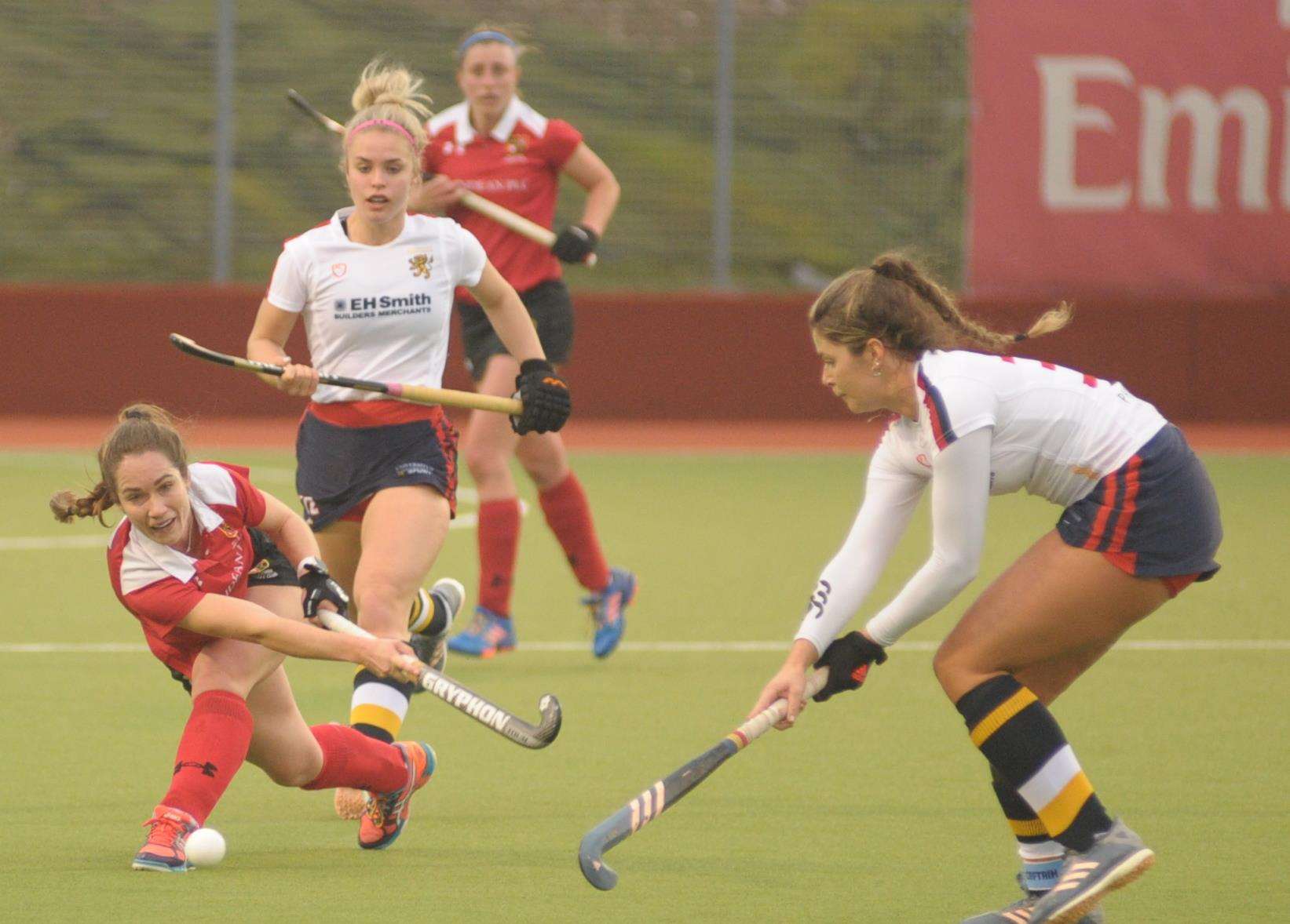 Holcombe Ladies signed off before the winter break with victory over University of Birmingham Picture: Steve Crispe