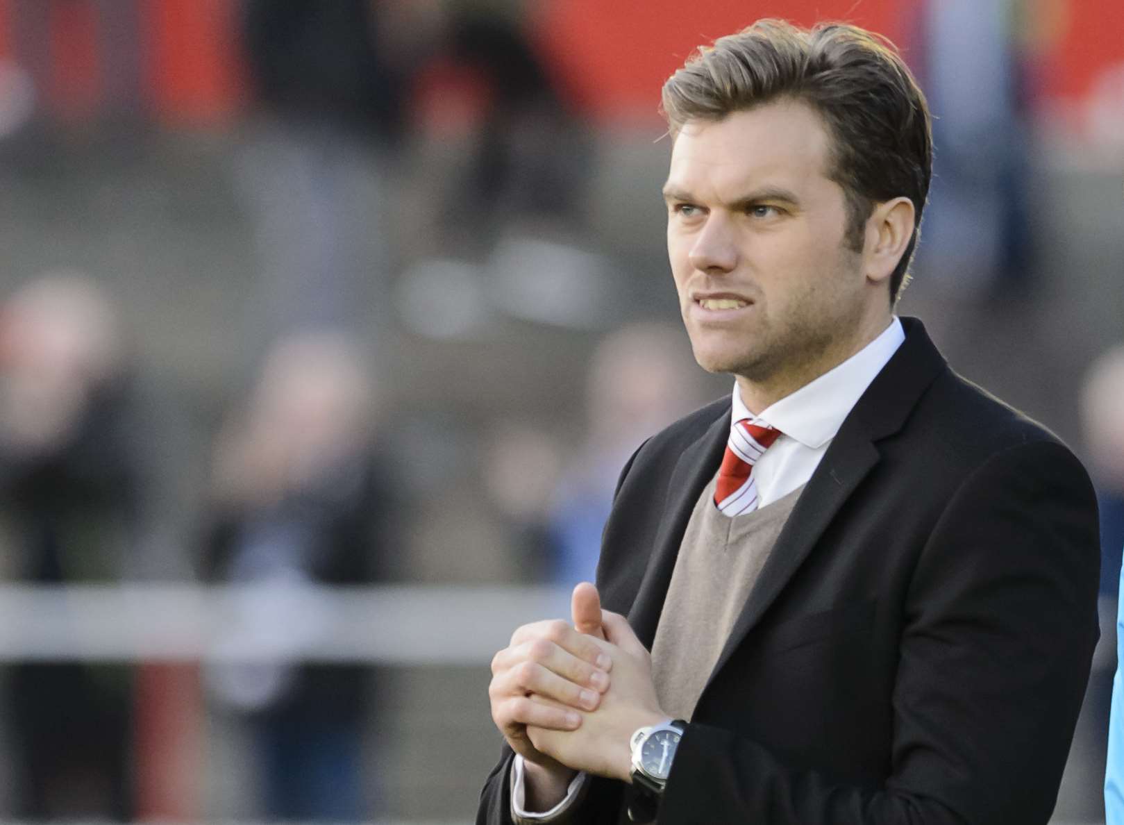 Ebbsfleet boss Daryl McMahon is after three more new signings this summer Picture: Andy Payton